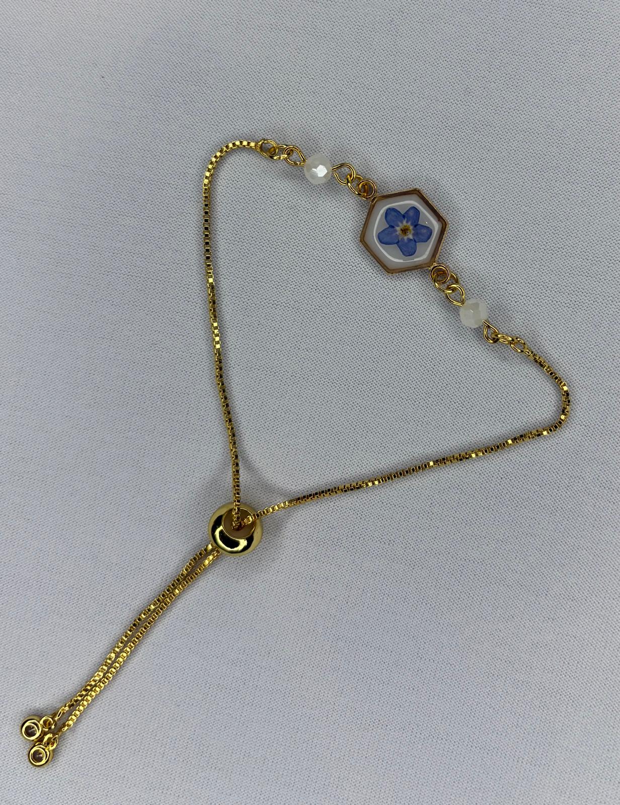 Forget-Me-Not Bloom Bracelet
