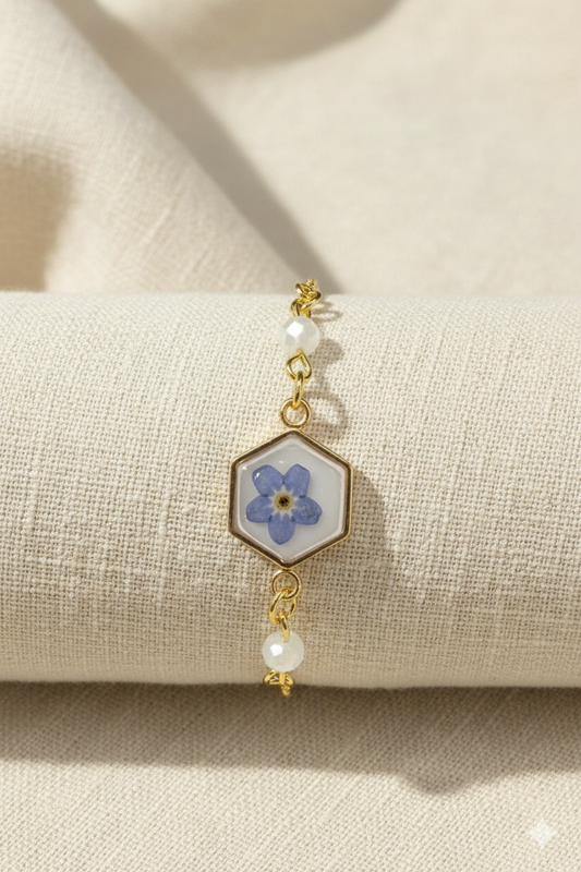 Forget-Me-Not Bloom Bracelet