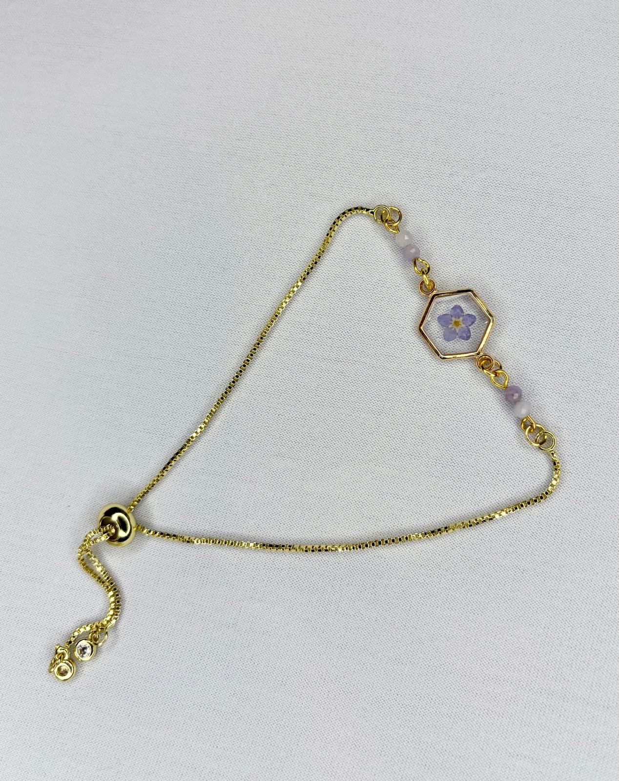 Forget-Me-Not Whisper Bracelet