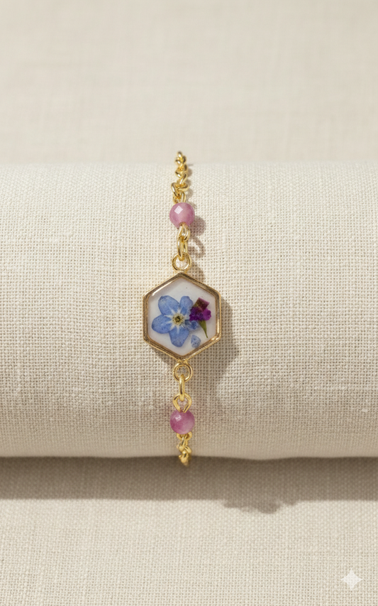 Forget-Me-Not Duo Bloom Bracelet