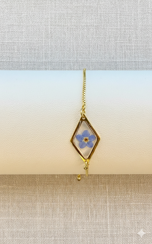 Forget-Me-Not Diamond Bloom Bracelet